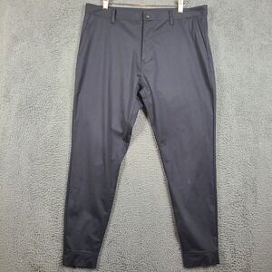 Rhone Commuter City Jogger Pants Mens 36 Navy Blue Ankle Zip Tapered 100151 HO19